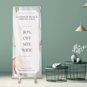 31.5 x 79inch Retractable Banners