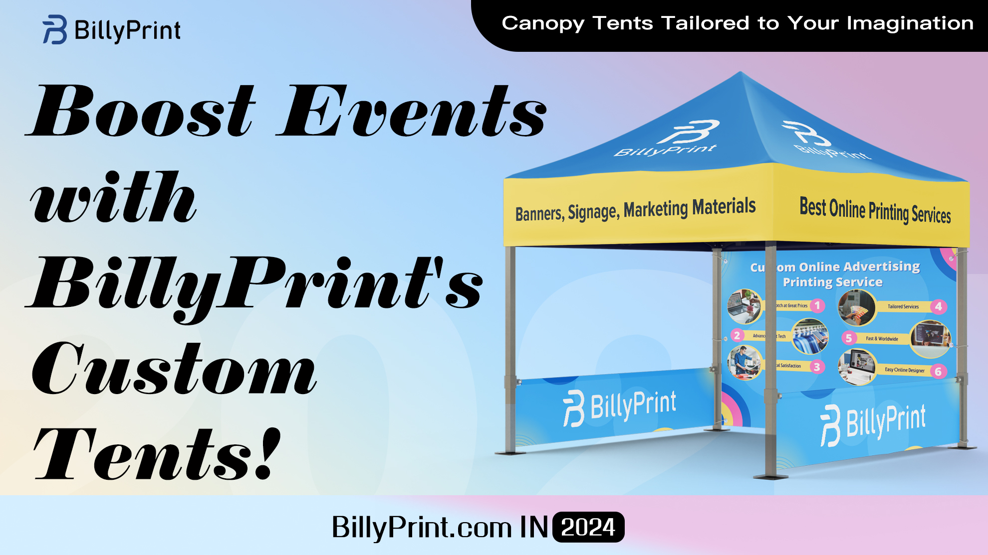 Discover 5 Essential Canopy Tents Tips with BillyPrint: Perfect for Any Event!